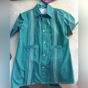 Girls Casual Button Up Dress